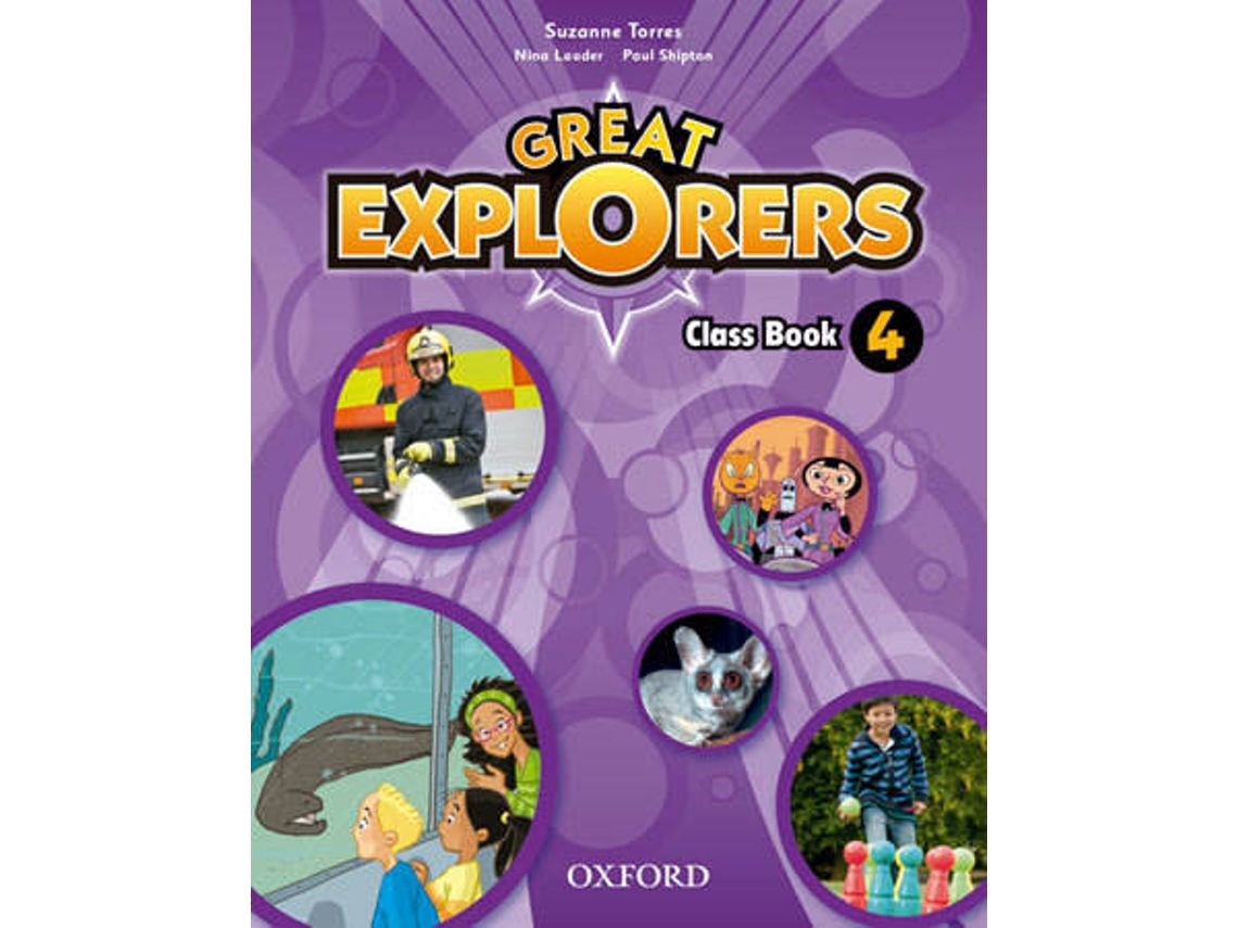 Livro Great Explorers 4. Class Book Pack de Nina Lauder e Suzanne Torres (Espanhol)