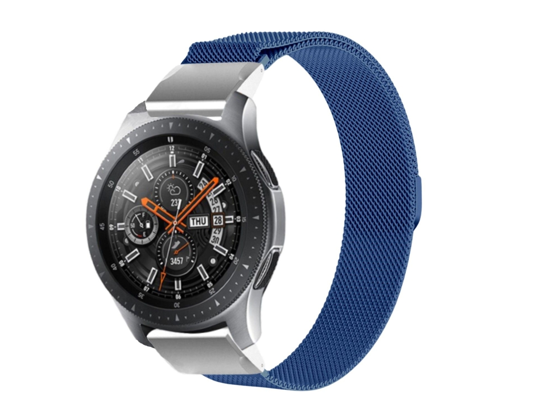 Pulseira Bracelete Milanese Loop Garmin Descent GI Azul