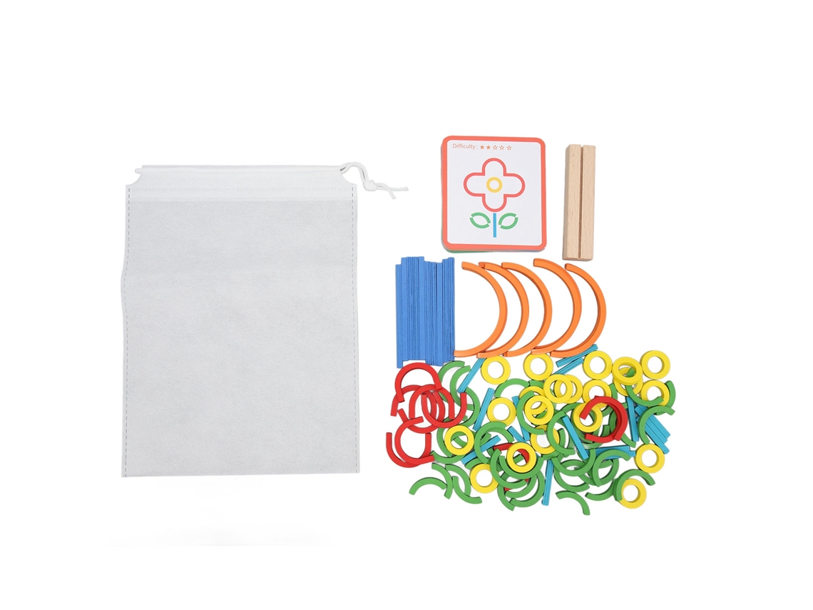 Mali brinquedo de Quebra cabeça em Quadro de Madeira Geoboard para Educação Infantil com Palitos