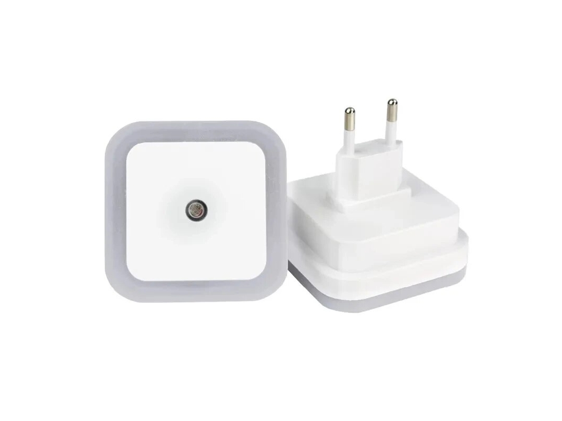 (branco) Luz Noturna Led Sem Fio, Mini Luz Quadrada