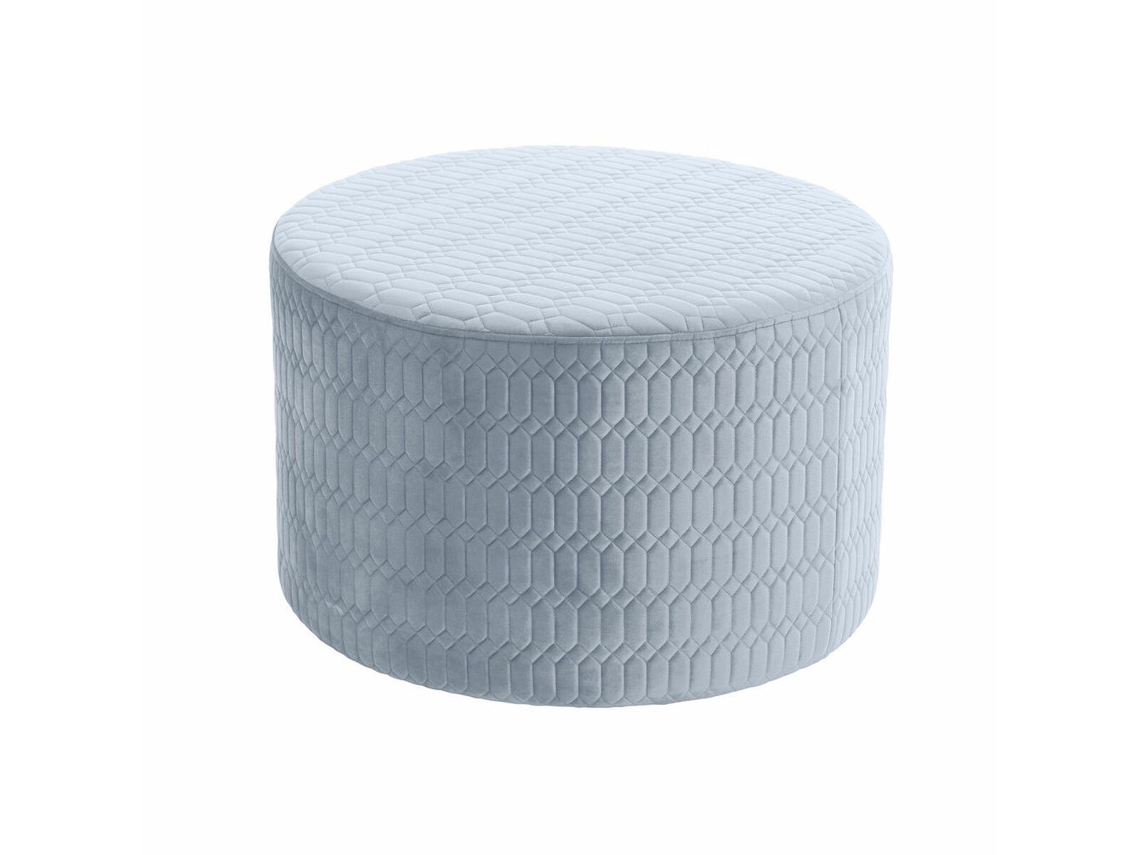 Repousa-Pés DKD HOME DECOR (Azul Celeste - Poliéster - 55 x 55 x 35 cm)