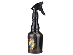 Garrafa De Sprayer Recarregável 650ml Para Barbearia E Cabeleireiro Em Abs Preto Com Ajuste De Neblina