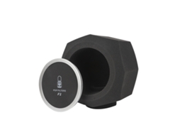 Protetor de vento com filtro pop para microfone, espuma absorvente AQUAFORGE