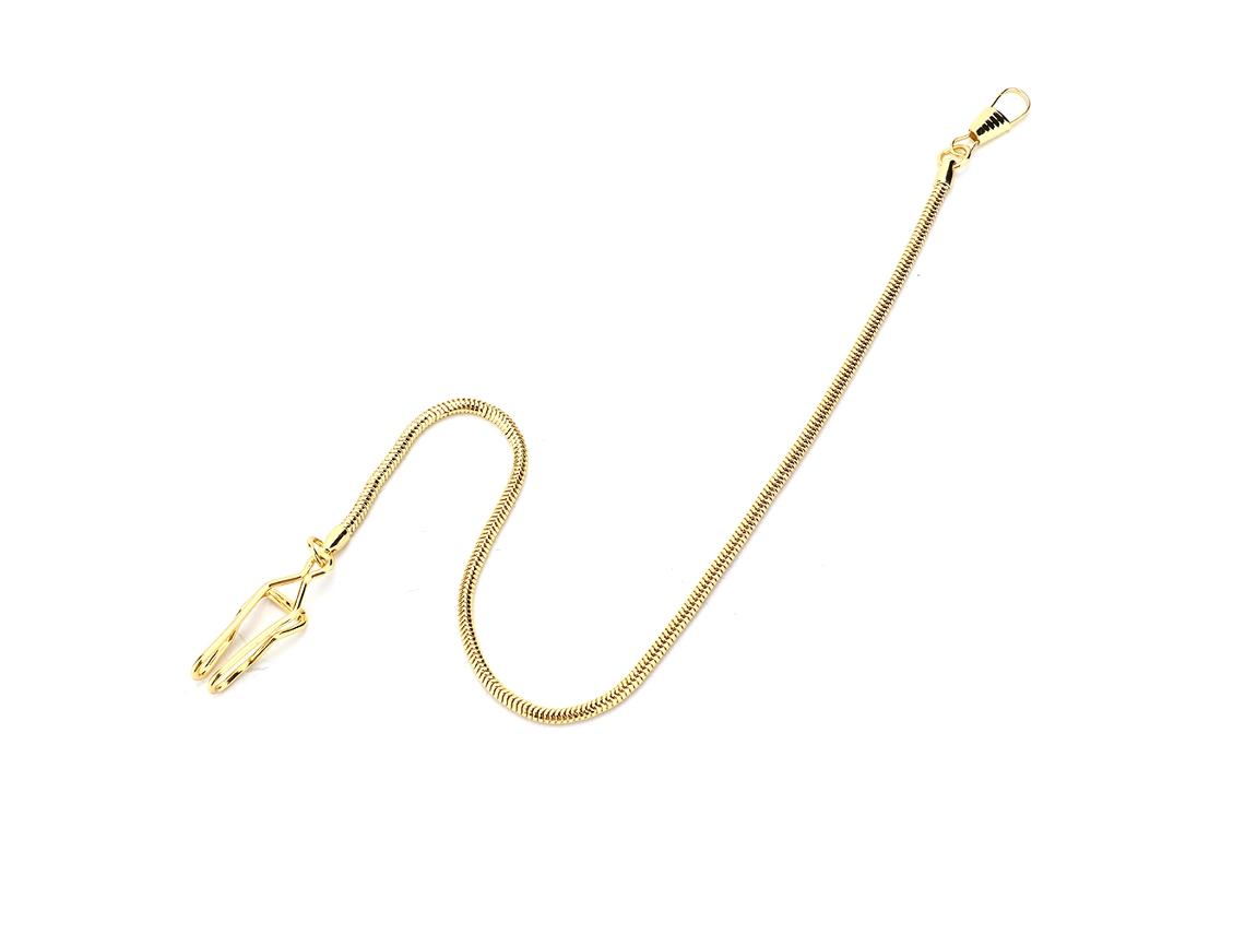 Relógio De Bolso Vintage Cobre 39cm Acessório Jóias Ouro
