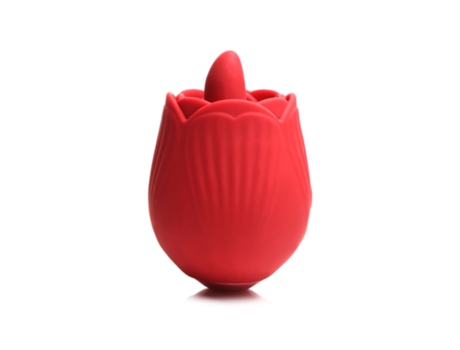 Bloomgasm - Estimulador Vibratório E Lambida Com Rosa Francesa - Vermelho