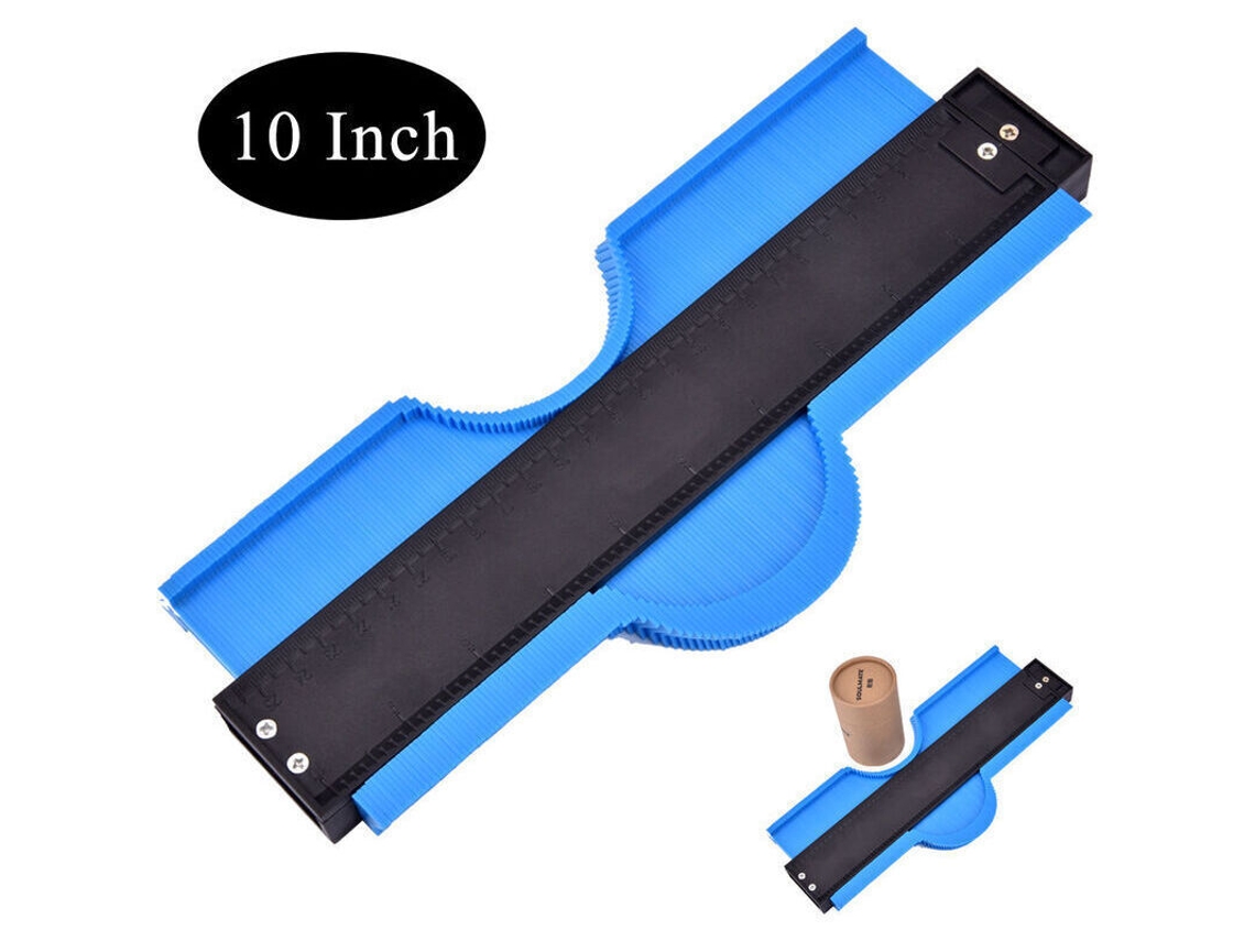 Medidor De Contorno Com Trava Dupla 26. Perfil. Contorno. Duplicação Ferramenta Gabarito Corte Para Parquet