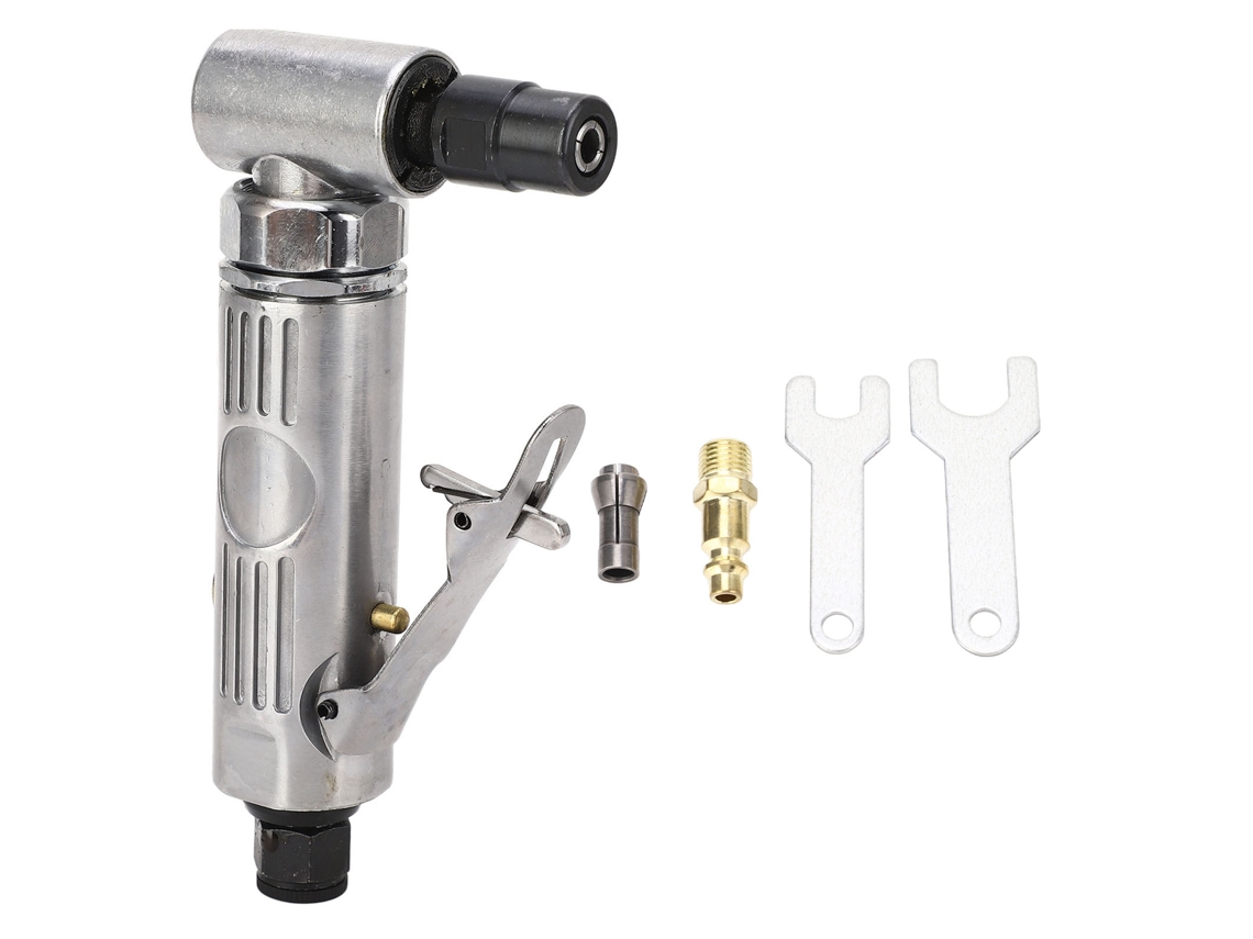 Amoladora Neumática De Ângulo Retto 90° 20000rpm Velocidade Ajustável Para Polimento 1/4in