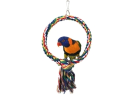 Balanço de algodão para pássaros 25 cm AQUAFORGE