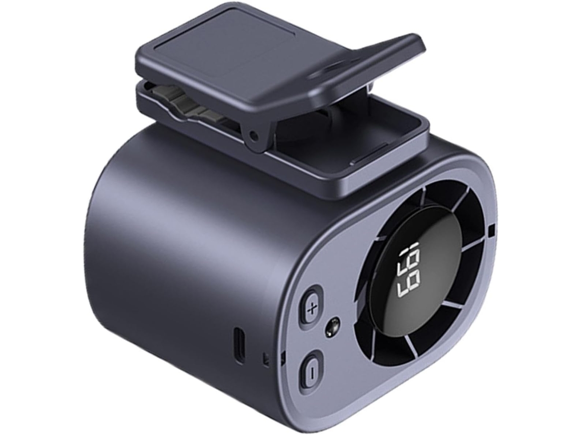 Ventilador Portátil De 199 Velocidades, Modelo Com Clipe, Compacto E