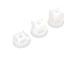 3 Peças De Molde De Silicone Redondo 3d Para Portavelas Diy Reutilizável, Antiderramamento, Base Estável