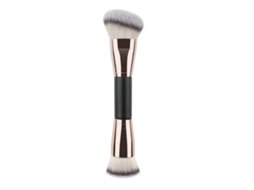 Pincel 2 Em 1 Com Duas Pontas Para Creme E Pó, Para Misturar E Aplicar Líquidos, Pós, Cremes E Blushes. Everley891