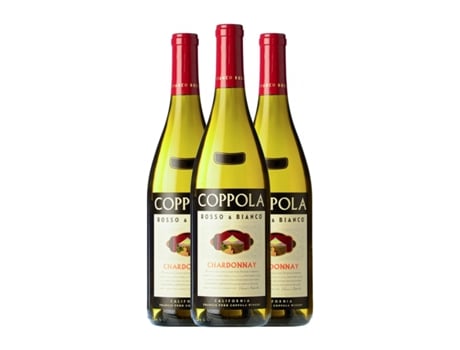 Vinho branco FRANCIS FORD COPPOLA Rosso & Bianco Chardonnay California (0.75 L - 3 Unidades)