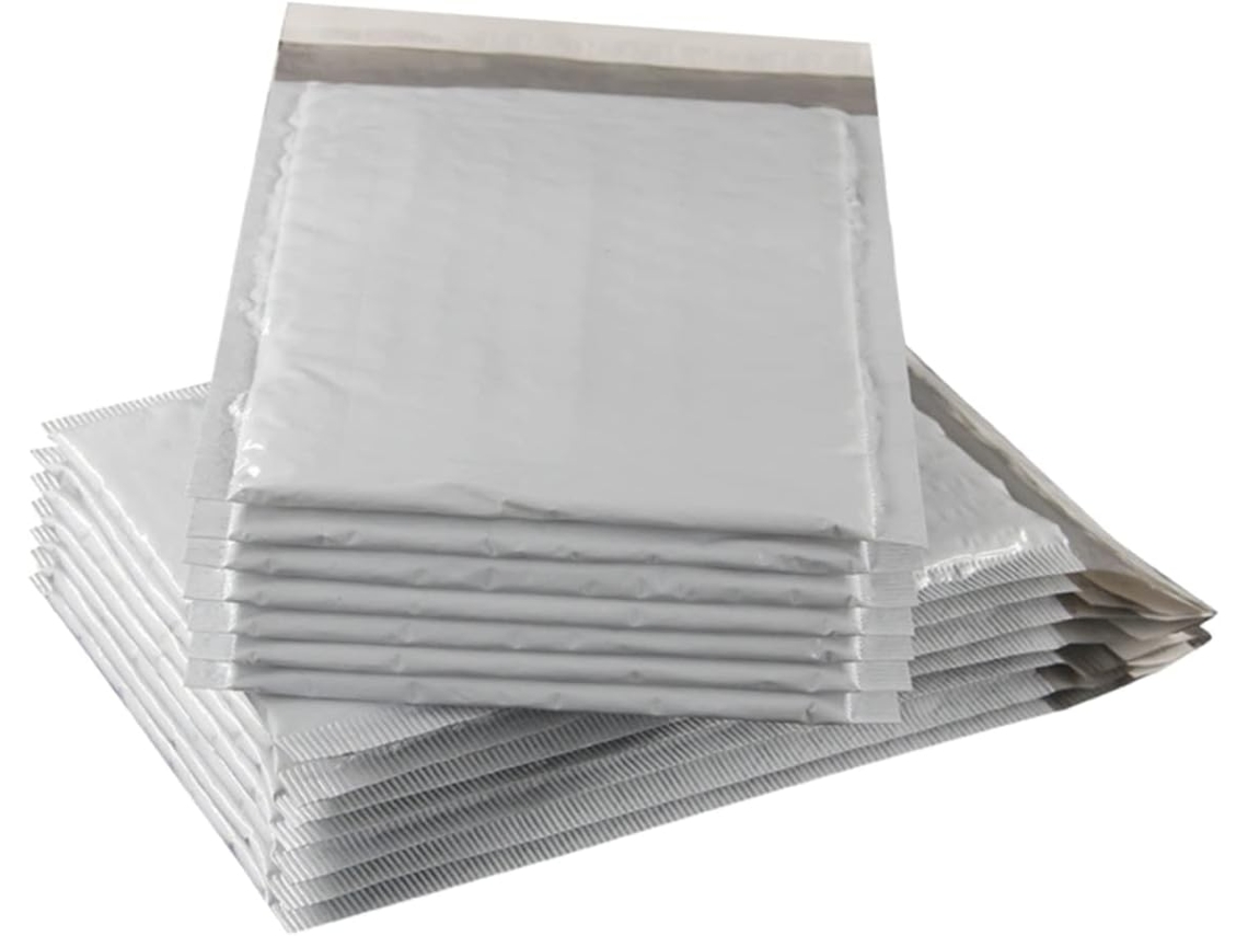 Envelopes De Expedição Em Polietileno Cinza 50 Peças