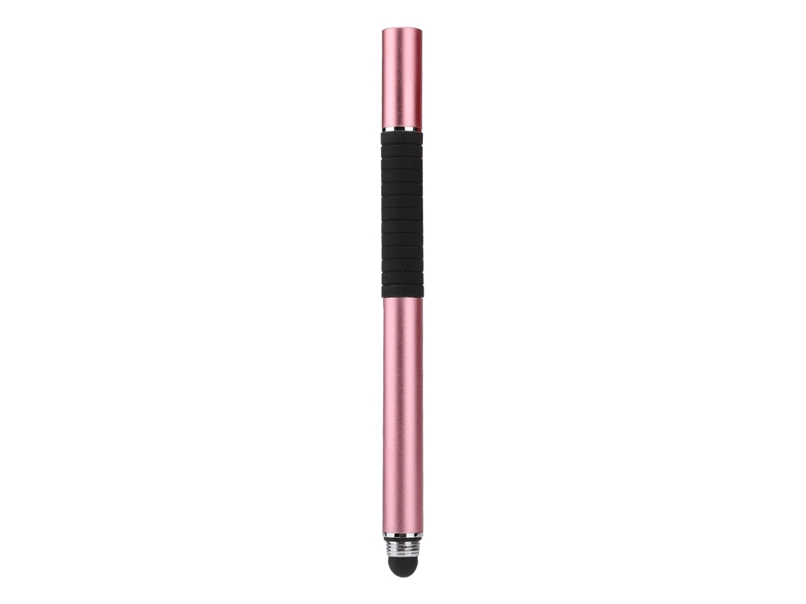 Caneta De Pintura (toque Duplo 2 Em 1) Tecido Condutor Silicone Copo De Sucção Disco Todo Metal Rosa