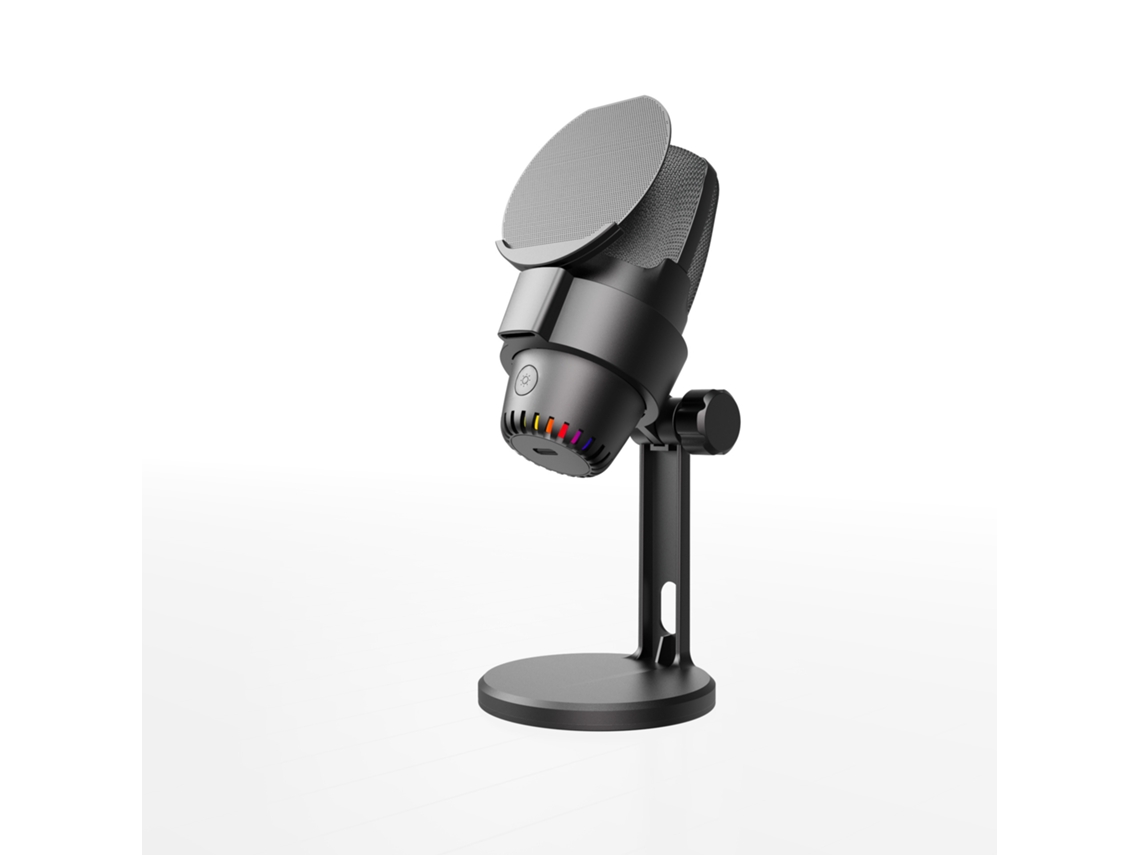 Microfone USB de mesa com redução de ruído AQUAFORGE