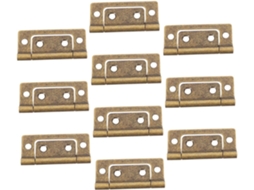 Conjunto De 10 Dobradiças Embutidas Para Portas Armários, Reforçadas