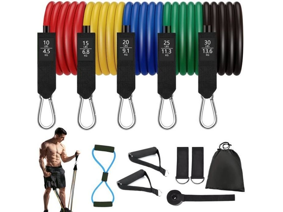 Conjunto de Faixas AQUAFORGE 12 unidades 45 Kg para força