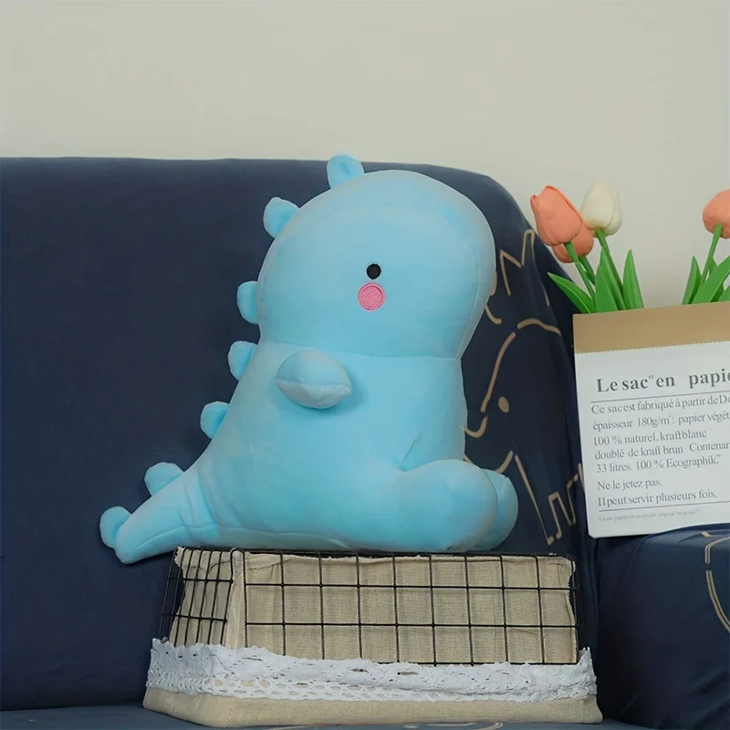 (azul, 40cm) Brinquedo De Pelúcia De Dinossauro, Macio E Fofo