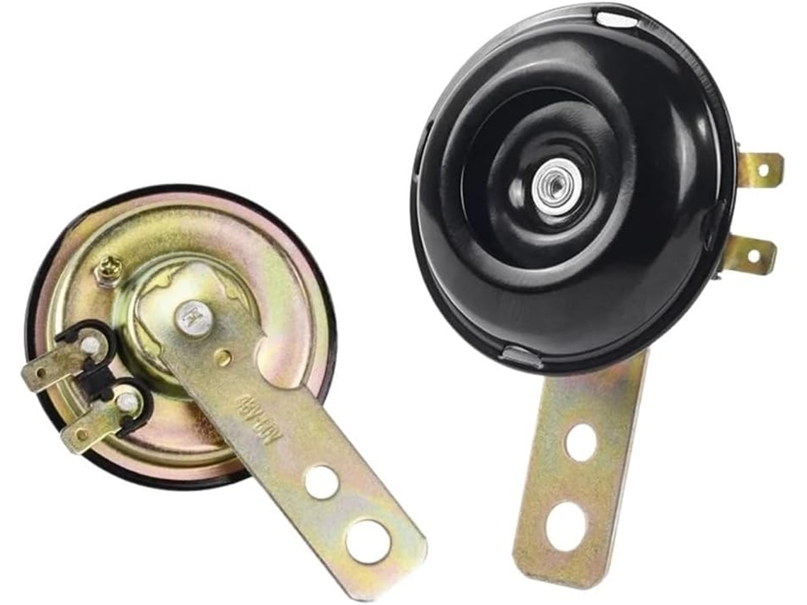 Amplificador De Áudio Guidon Para Moto 48-60v 12v Kit Haut-parleur Fort 105db Bassin Super