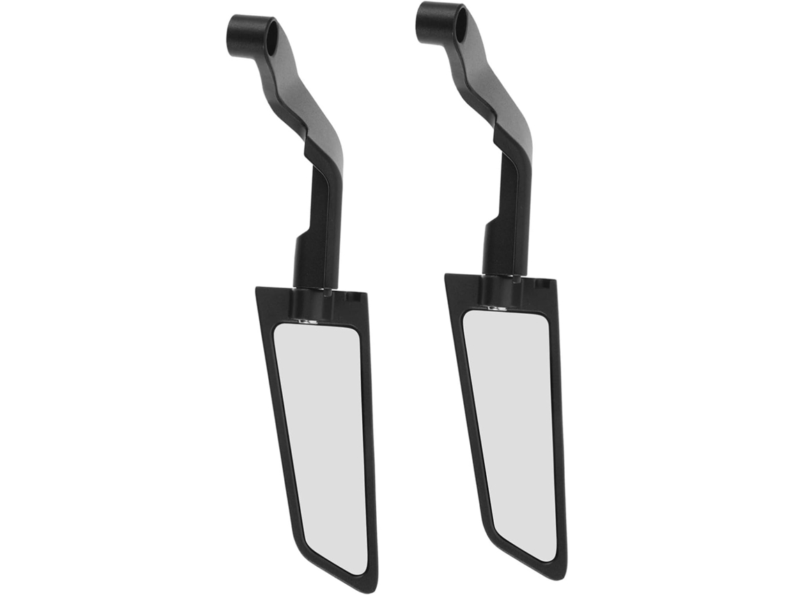 Espelhos Universais Para Motocicleta Em Liga De Alumínio Cnc, Modelo Com Aletas.