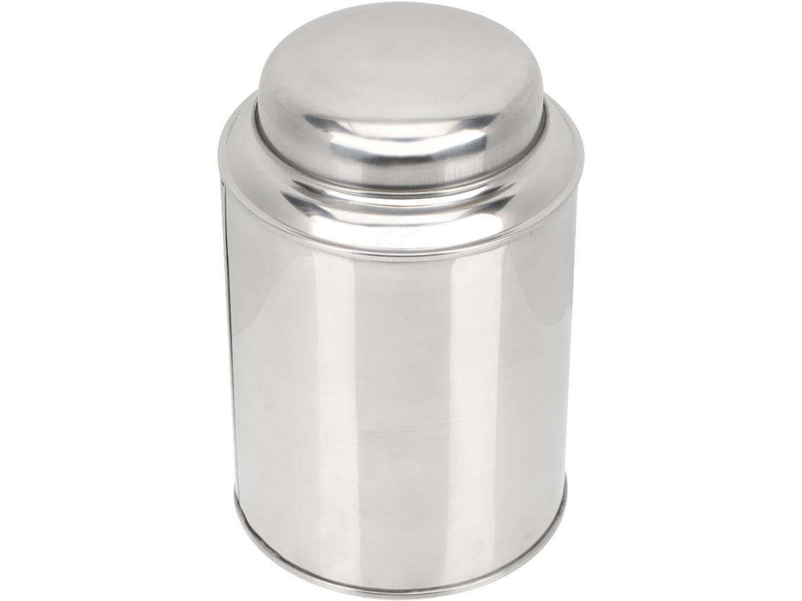 Recipiente Hermético Tehaux, Pote Portátil De Aço Inoxidável, Capacidade De 0, 25kg, Para Chá Preto E Verde, Ideal Para