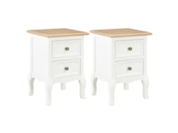 Cabeceira de Cama Madeira MDF Branco (35x30x49cm)