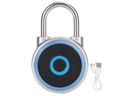 Laxiscreed Cadeado Inteligente Com Impressão Digital, Bluetooth Recarregável E Proteção Antifurto