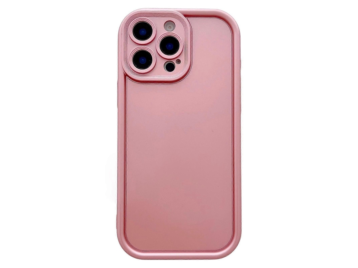Capa De Celular Tpu Com Furo Preciso E Pintura Metálica De Cor Sólida