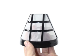Kit Com 2 Filtros Reutilizáveis ​​nº 4 Para Cafeteira Ninja, Compatíveis Cestas De 8 A 12 Xícaras.
