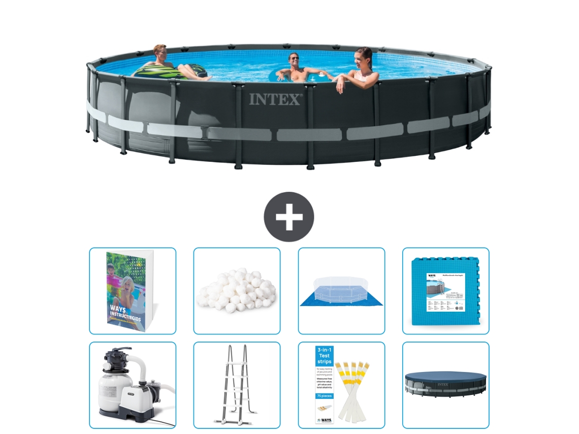 Intex Piscina Ultra Xtr Redonda - 610x122 Cm - 9-peças S681