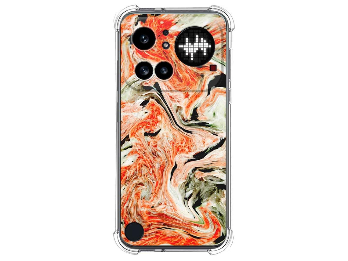 Capa Tumundosmartphone De Silicone Resistente A Impactos Para Nothing Phone 4a Pro 5g Com Estampa De Mármore 12 Padrões