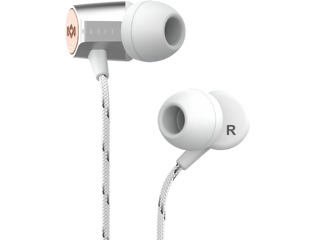 Auriculares com Fio THE HOUSE OF MARLEY UPLIFT 2.0 (In Ear - Microfone - Prateado)