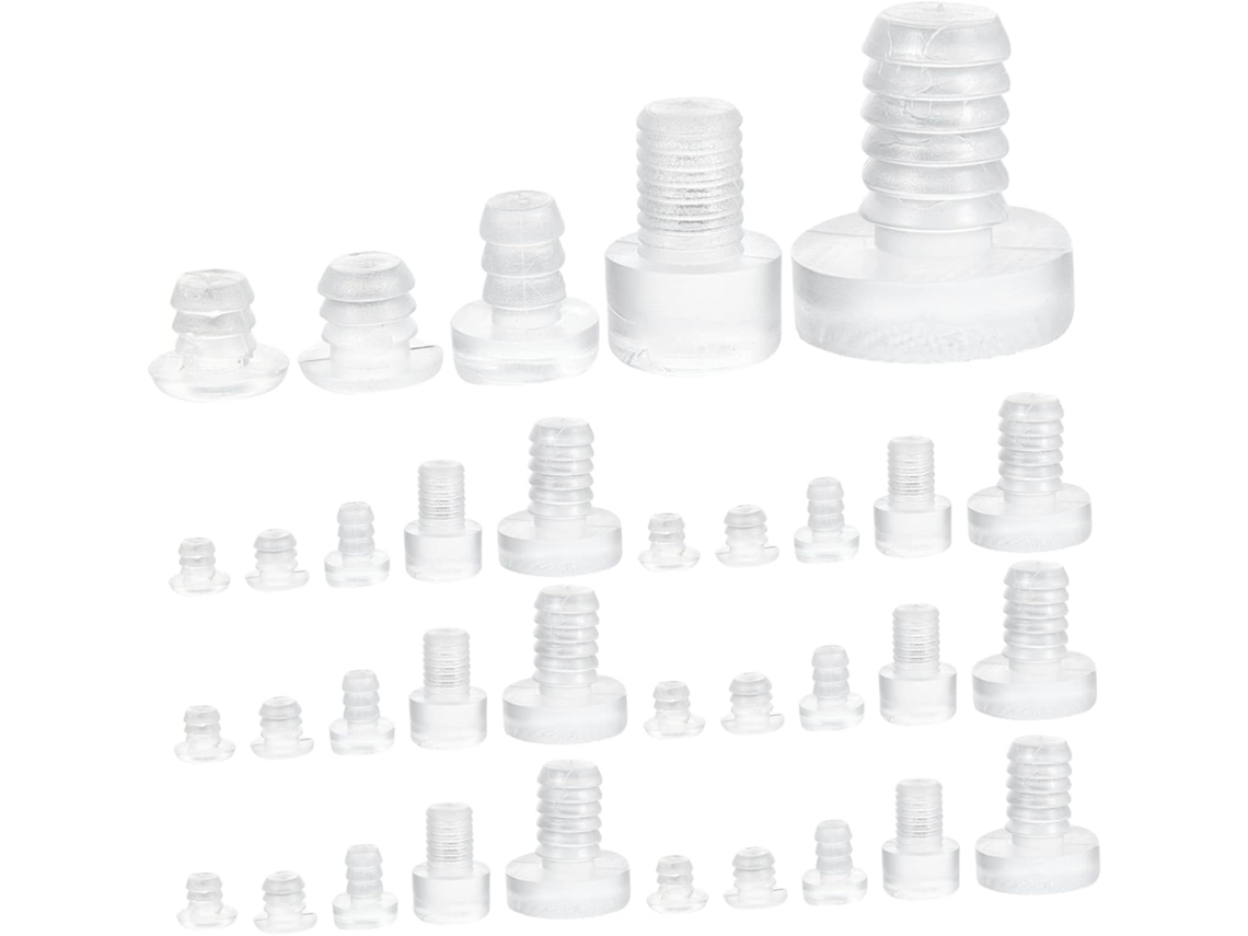 Conjunto De 100 Peças Almofadas Antiderrapantes Borracha Para Tampos Mesa, Protetores De Móveis Para Armários E Mesas