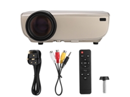 Projetor W50 Para Escritório Em Casa 1280800 Para Computador Tv Tablet Usb 100 240v Ouro