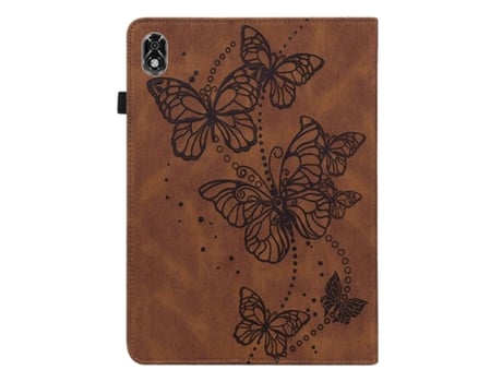 Capa De Couro Com Estampa De Borboleta Em Relevo Para Tablet Lenovo Legion Y700 Facpoet