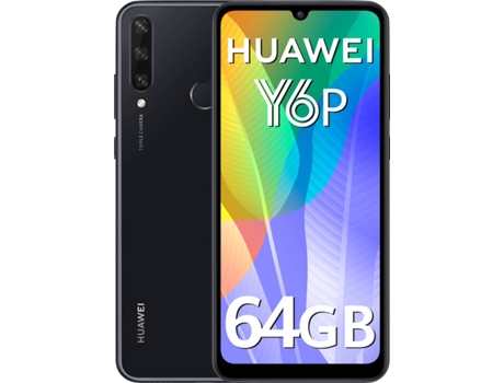 Smartphone Y6P, 6,3’’, MediaTek MT6762R, 64 GB ROM, Preto