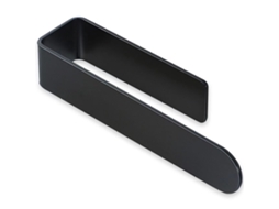 Porta toalhas Sem Perfuração Bandeja de Toalhas de Banho Montagem de Parede Autoadesiva 23 Cm Preto ZYBLSSBB