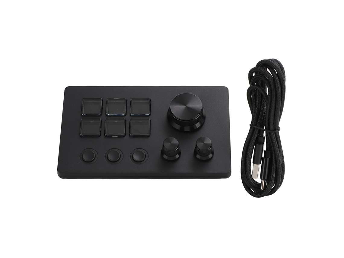 Teclado Visual EOOCOO (botão Lcd Personalizado de 6 Teclas)
