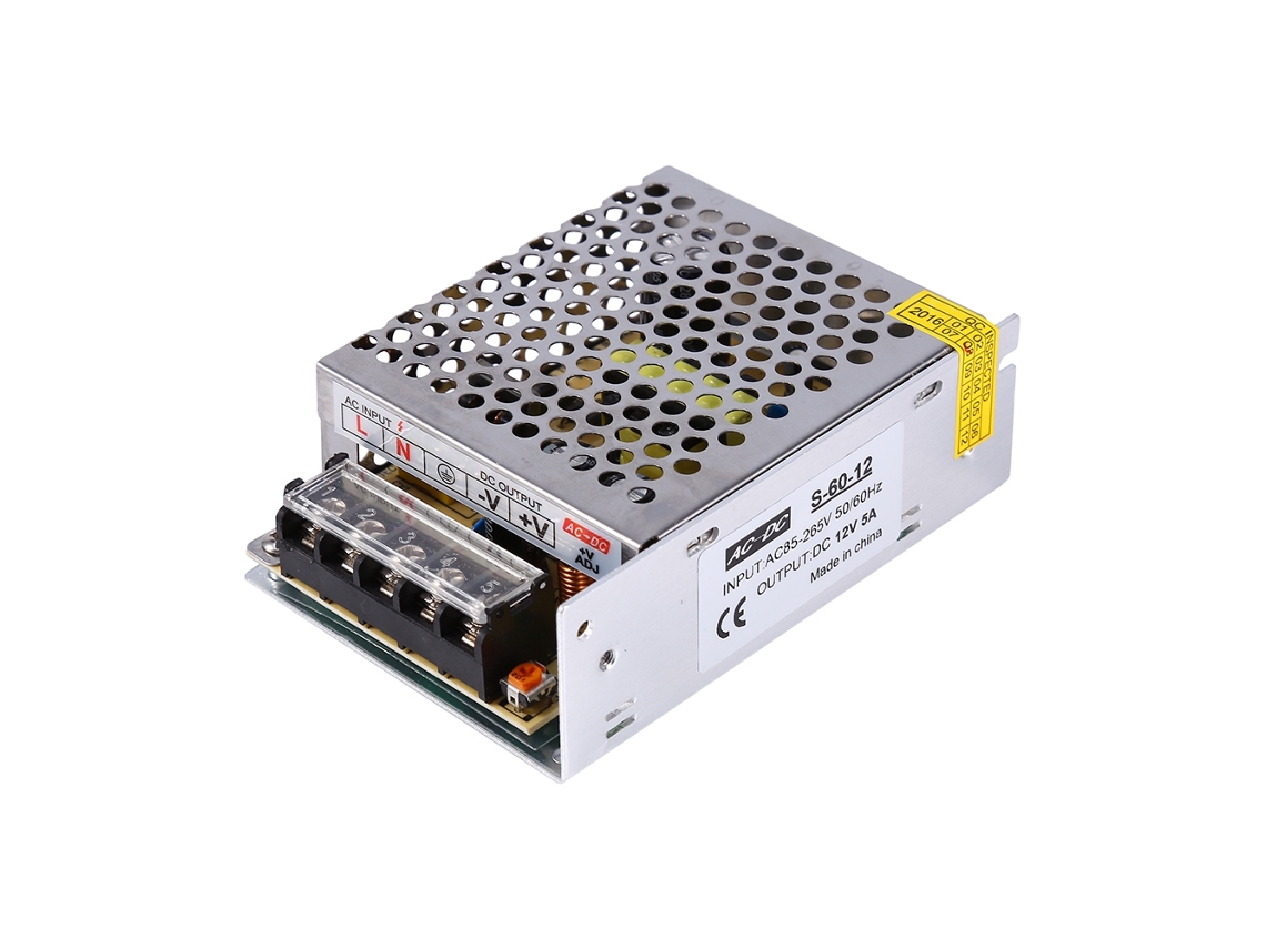 Transformador de alimentação universal DC 12V 5A comutado e regulado