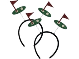 Conjunto de 2 Faixas Cabeça Esportivas com Tecido e Arame Faixa Decorativa Elegante para Festas CHABERLU