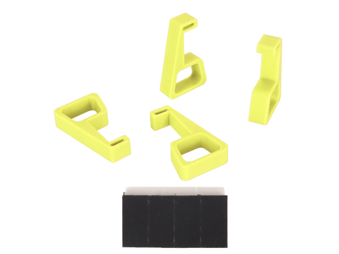 Pés De Suporte Antiderrapantes E Estáveis ​​para Console De Jogos Ps4, Acessórios Para Console Amarelo. Hengjian
