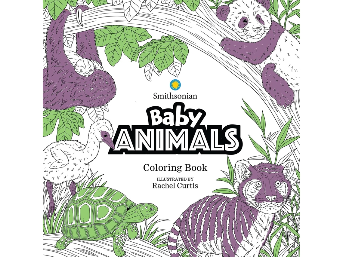 Livro Baby Animals A Smithsonian Coloring Book de Smithsonian Institution (Inglês)