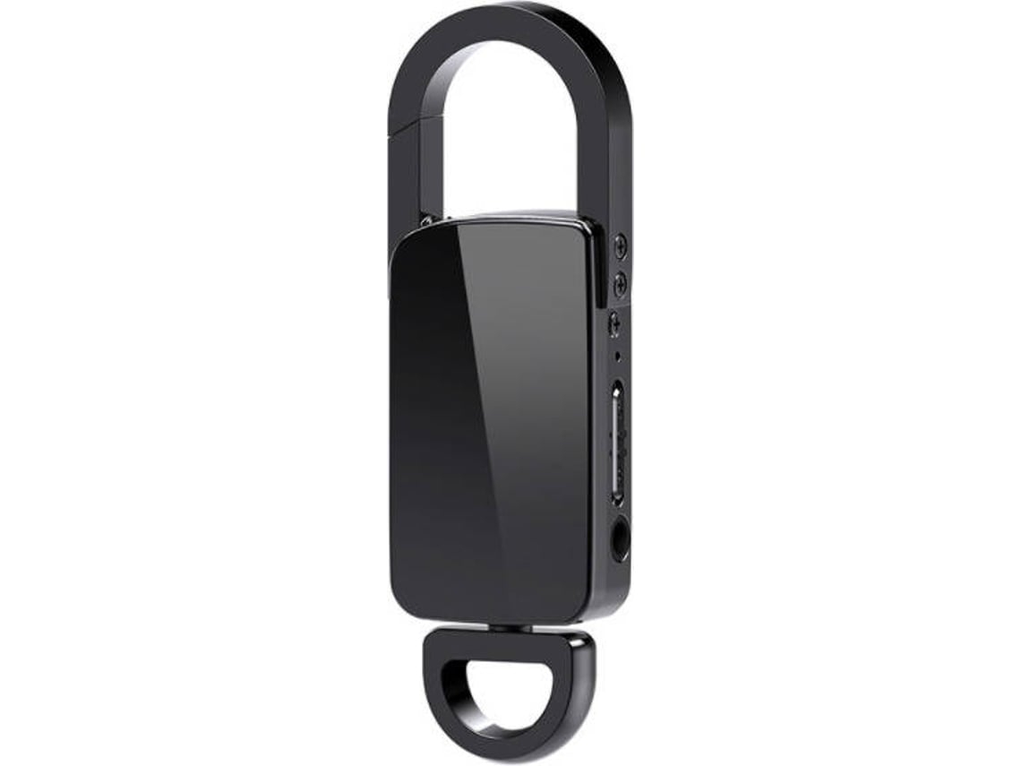 Ativação Do Gravador de Chaveiro Gravação de Áudio de Unidade Flash Usb Mp3 Player Portátil de 128 Gbpreto
