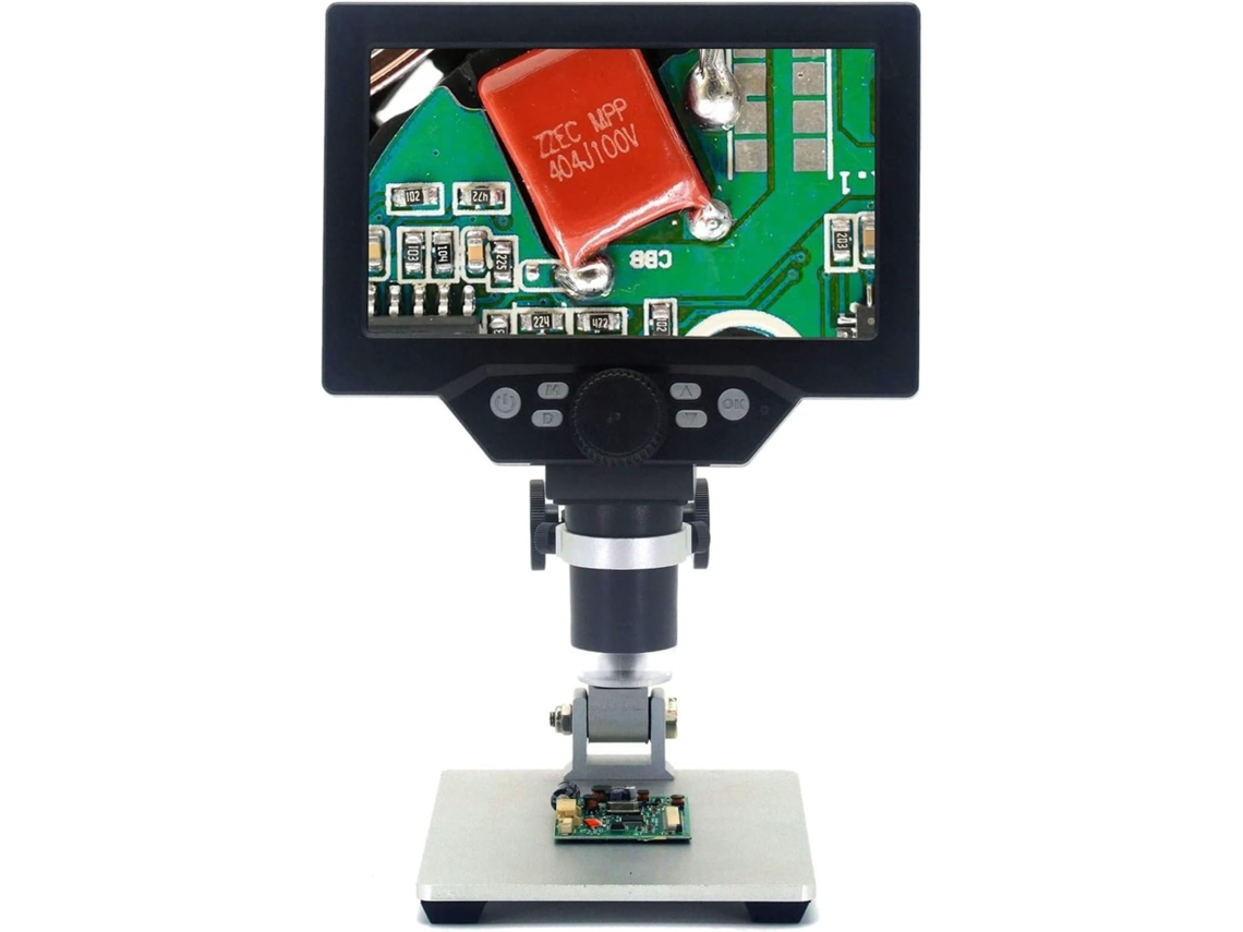 Microscópio, Microscópio Digital Eletrônico Com Ecrã Lcd Hd De 7 Polegadas