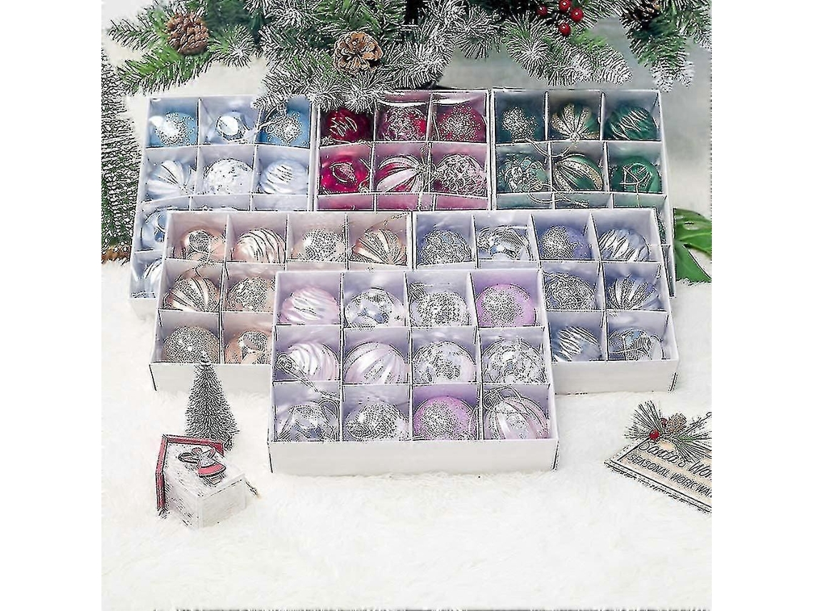 Conjunto De Bolas De Natal 12 Peças