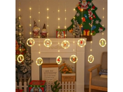 Guirlanda de Luz de Janela de Natal 120 LEDs Nova Line com 8 modos | S/MARCA