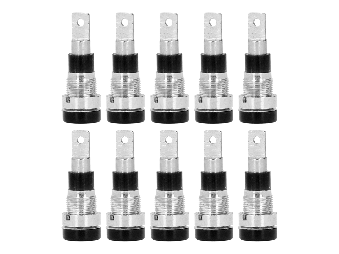 10 Peças Conector Banana 4mm Abs Ferramentas Conexões Elétricas