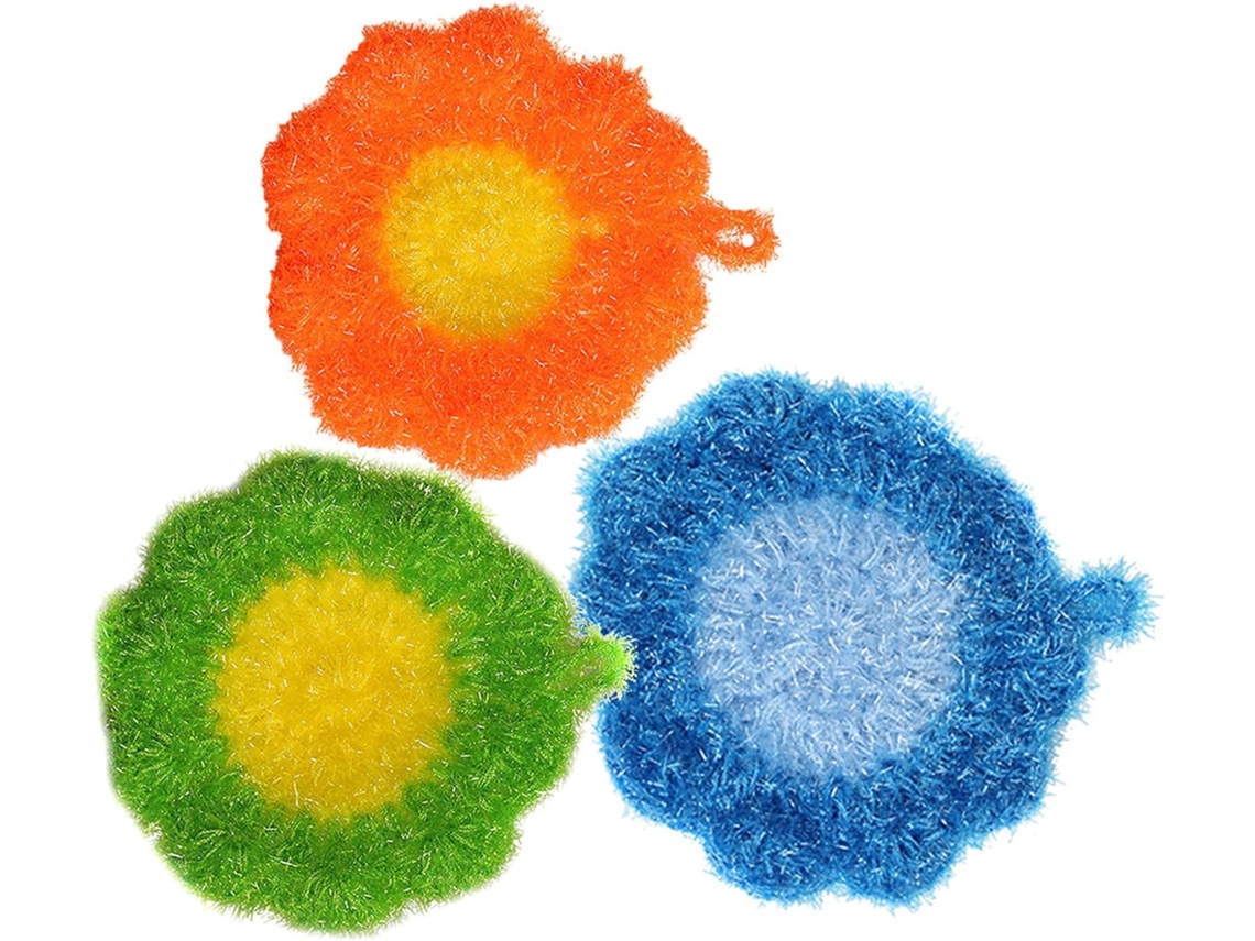 Conjunto De 3 Panos De Limpeza Microfibra, Multiuso, Reutiliz Práticos