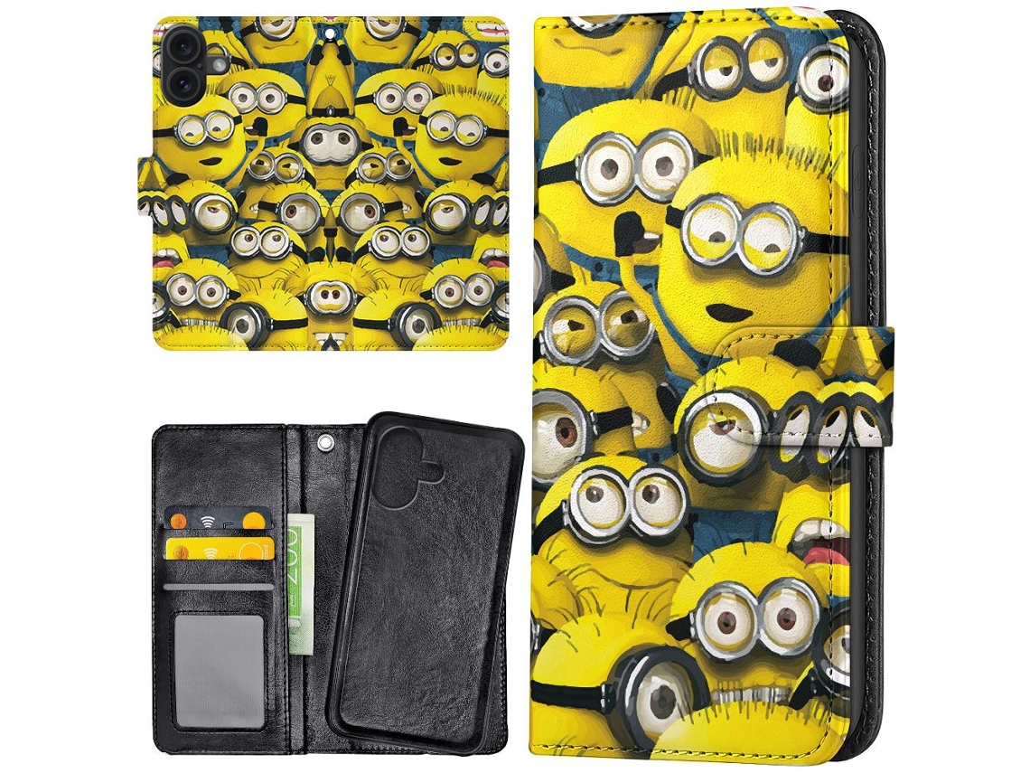 Capa Carteira Para Iphone 17/capa Minions