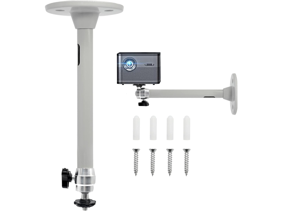Suporte De Parede E Teto Para Mini Projetor Com Rotação 360° Ajustável